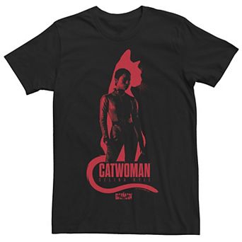 Men's DC Comics The Batman Selina Kyle Catwoman In Red Tee