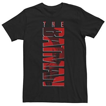Men's DC Comics The Batman Red Layer Poster Tee