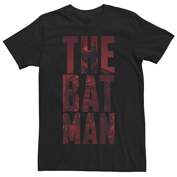 Men's DC Comics The Batman Red Poster Tee