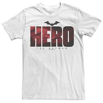 Men's DC Batman Hero Red Graphic Tee