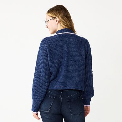 Juniors' SO® Polo Pullover Sweater