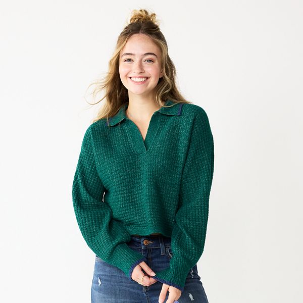 Kohls green 2024 sweater