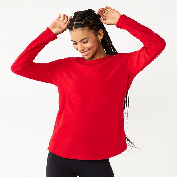 Petite Tek Gear Microfleece Top