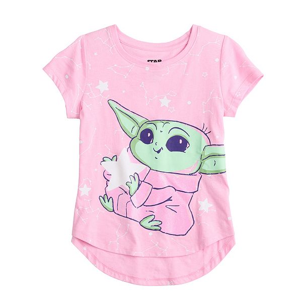 Girls 7-16 Star Wars Grogu aka Baby Yoda Graphic Tee