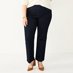 72 Pieces of Women's Plus Size PulL-On Pants With/ Side Zipper