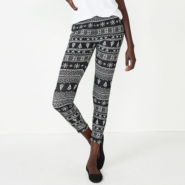 Kohls christmas leggings best sale