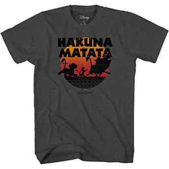 Disney's The Lion King Simba, Timon & Pumbaa Men's Hakuna Matata Tee