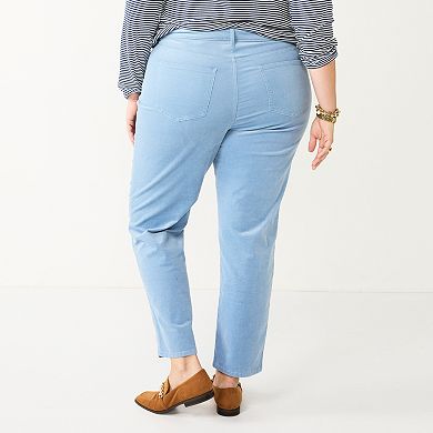 Plus Size Croft & Barrow® Straight-Leg Corduroy Pants