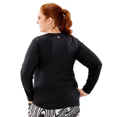 Plus Size Nancy Lopez Aspiration UPF 50+ Top