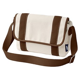 Lands' End Lightweight Canvas Crossbody Satchel Bag
