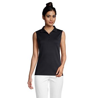 Women's Lands' End Sleeveless Supima Cotton Polo Shirt
