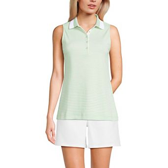 Women's Lands' End Sleeveless Supima Cotton Polo Shirt