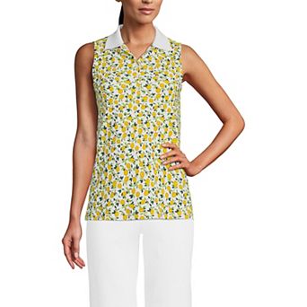 Women's Lands' End Sleeveless Supima Cotton Polo Shirt