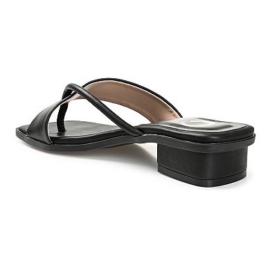 Journee Mina Tru Comfort Foam™ Women's Heeled Thong Sandals