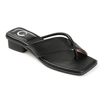 Journee Mina Tru Comfort Foam™ Women's Heeled Thong Sandals