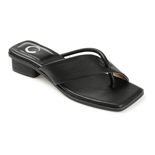 Journee Collection Mina Tru Comfort Foam™ Women's Heeled Thong Sandals