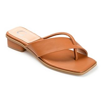 Journee Mina Tru Comfort Foam™ Women's Heeled Thong Sandals