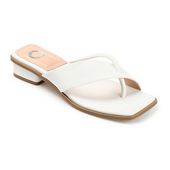 Journee Mina Tru Comfort Foam™ Women's Heeled Thong Sandals