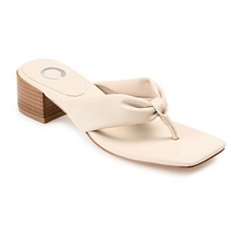 Journee Seelah Women's Heeled Thong Sandals