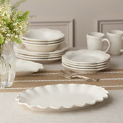 Certified International Heritage Large Oval Platter 16-Inch x 12-Inch