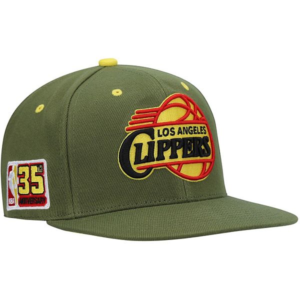 La Clippers Mitchell & Ness Clippers Summer Suede Snapback Hat