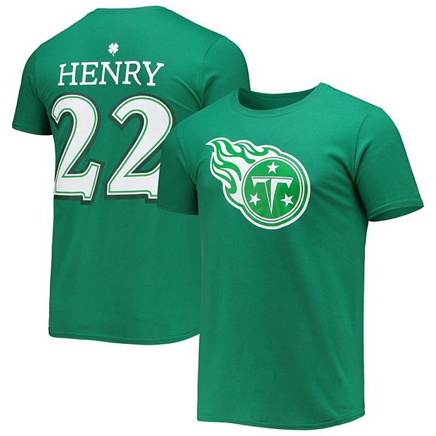 Men's Fanatics Branded Derrick Henry Green Tennessee Titans St. Patrick's  Day Icon Player T-Shirt