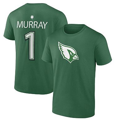 Men's Fanatics Branded Kyler Murray Green Arizona Cardinals St. Patrick's Day Icon Player T-Shirt