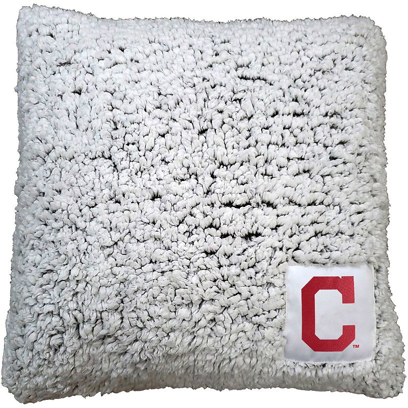 Cleveland Indians 16 x 16 Frosty Sherpa Pillow, Multicolor