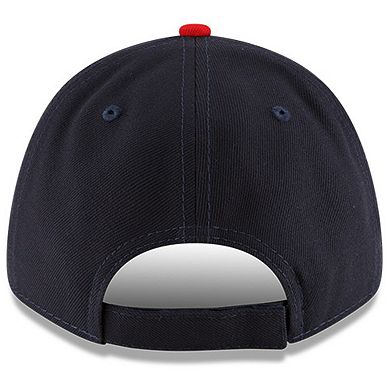 Men's New Era Navy/Red Cleveland Guardians Home The League 9FORTY Snapback Adjustable Hat