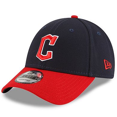 Men's New Era Navy/Red Cleveland Guardians Home The League 9FORTY Snapback Adjustable Hat