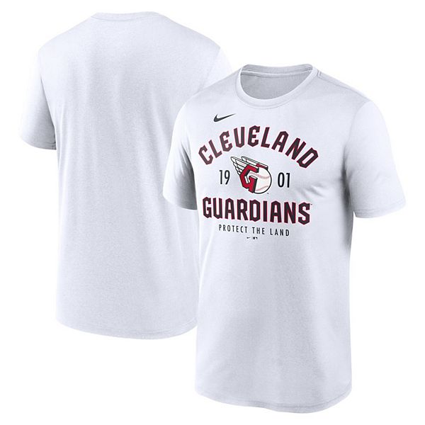 Men's Nike White Cleveland Guardians Legend Established T-Shirt