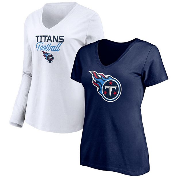 Men's Fanatics Branded White Tennessee Titans Long Sleeve T-Shirt