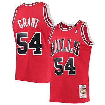 Men's Mitchell & Ness Horace Grant Red Chicago Bulls 1990-91 Throwback Dark Swingman Jersey