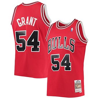 Men's Mitchell & Ness Horace Grant Red Chicago Bulls 1990-91 Throwback Dark Swingman Jersey