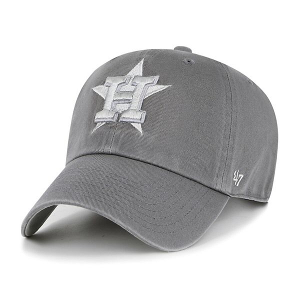  '47 Brand Houston Astros Clean up Dad Hat Cap Black/White :  Clothing, Shoes & Jewelry