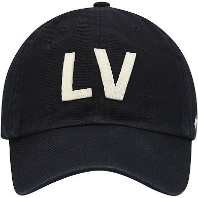 Women's '47 Black Las Vegas Raiders Finley Clean Up Adjustable Hat
