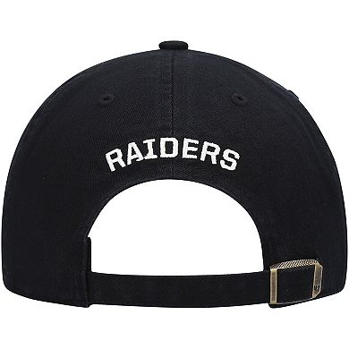 Women's '47 Black Las Vegas Raiders Finley Clean Up Adjustable Hat