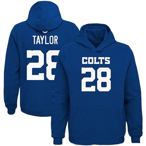 Jonathan Taylor Indianapolis Colts Youth Mainliner Player Name & Number  Long Sleeve T-Shirt - Royal