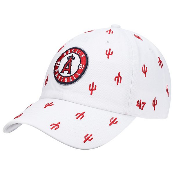 Women's Atlanta Braves '47 White MLB Spring Training Confetti Clean Up  Adjustable Hat