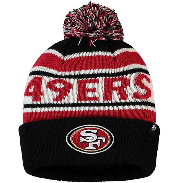 Youth Scarlet San Francisco 49ers Tailgate Cuffed Knit Hat with Pom