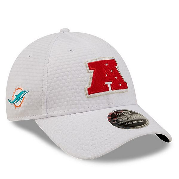 Men's New Era White Miami Dolphins AFC Pro Bowl 9FIFTY Snapback Hat