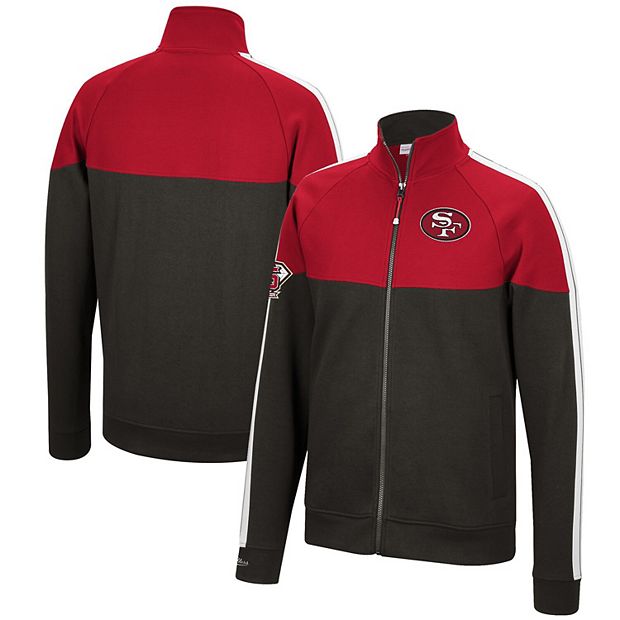 MITCHELL & NESS SAN FRANCISCO 49ERS ZIPPER CLOSURE TRACK JACKET