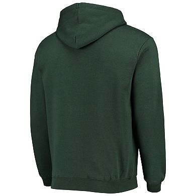 Men's Colosseum Green Michigan State Spartans Arch & Logo 3.0 Full-Zip Hoodie