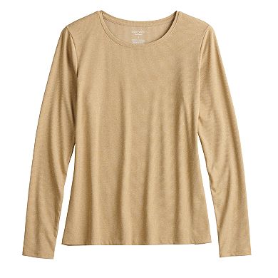 Women's Nine West Long Sleeve Crewneck Top