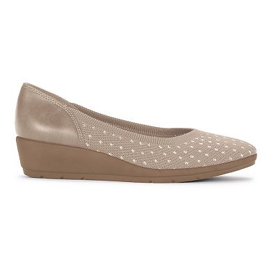 Croft & Barrow® Strawberry Kiwi Women's Knit Wedge Flats