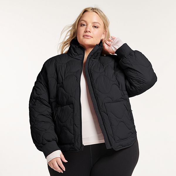 kohls womens quilted jacket