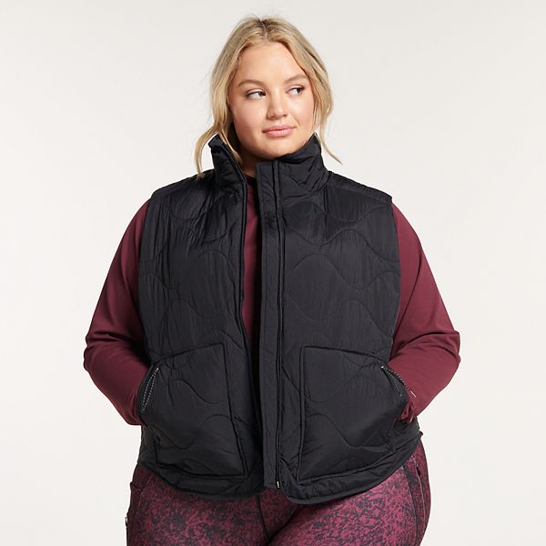 Plus Size FLX Quilted Packable Vest