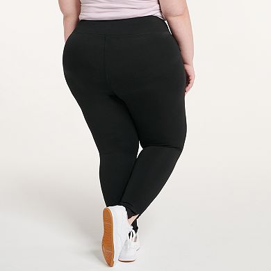 Plus Size FLX High-Waisted Slim Fit Ponte Ankle Pants
