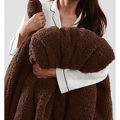 Brooklyn Loom Marshmallow Sherpa Throw