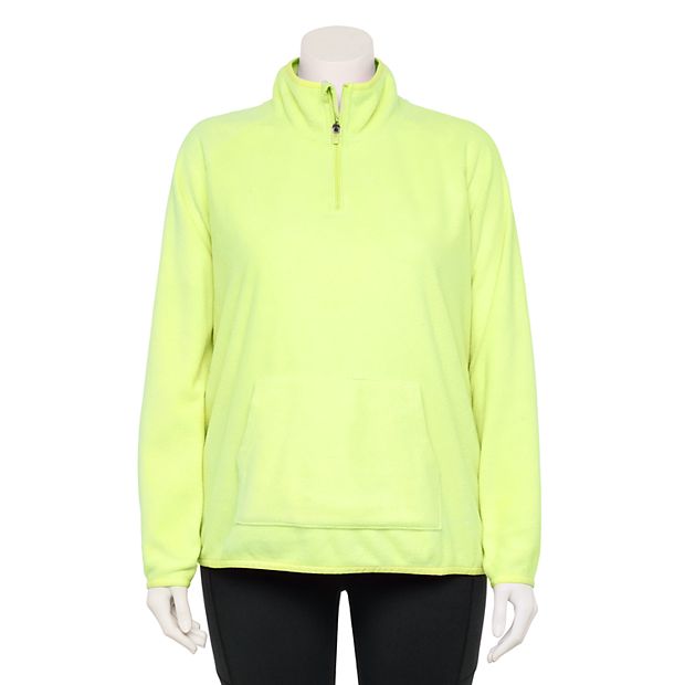 Plus Size Tek Gear® Microfleece Quarter-Zip Top